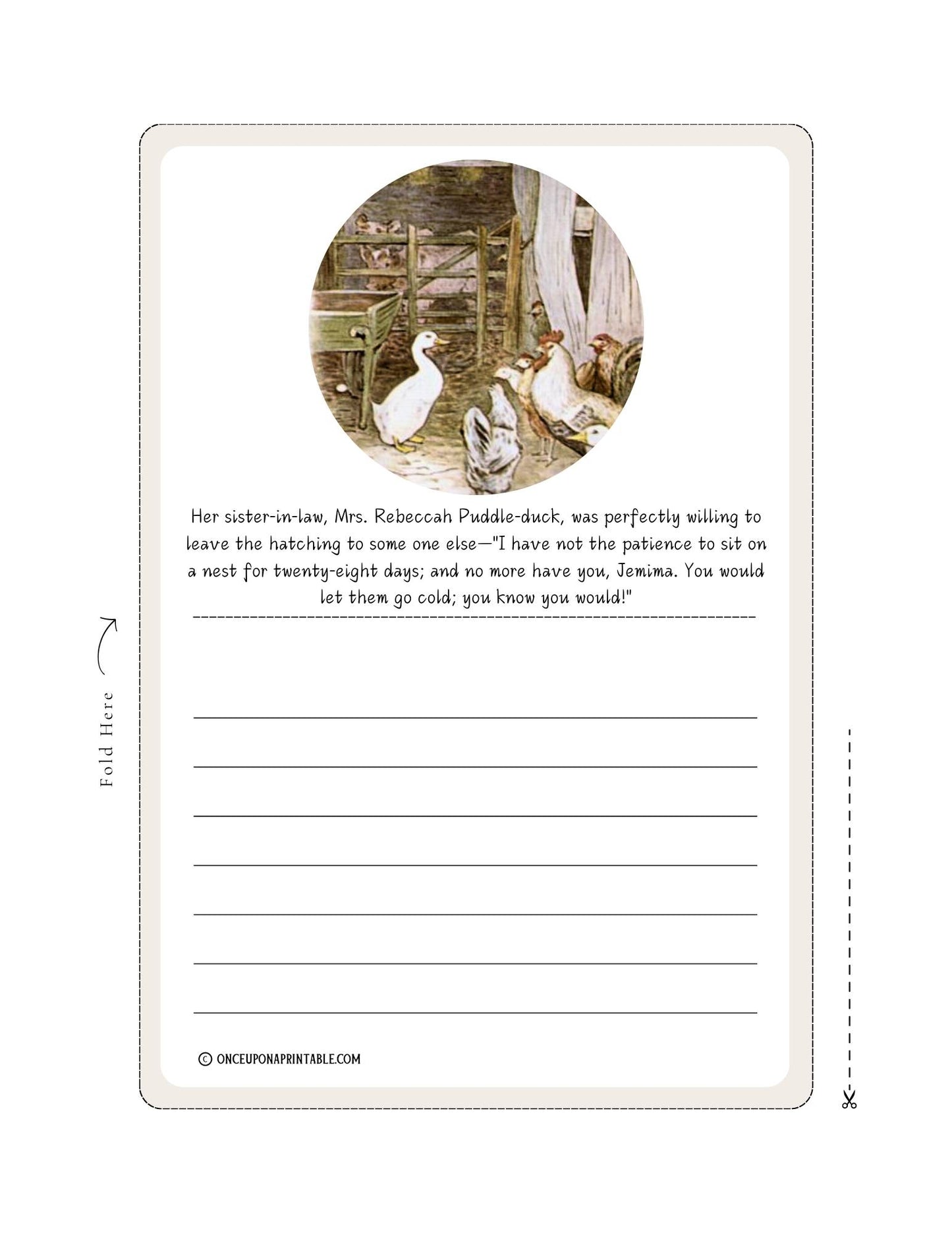 The Tale of Jemima Puddle-Duck Stationery Set