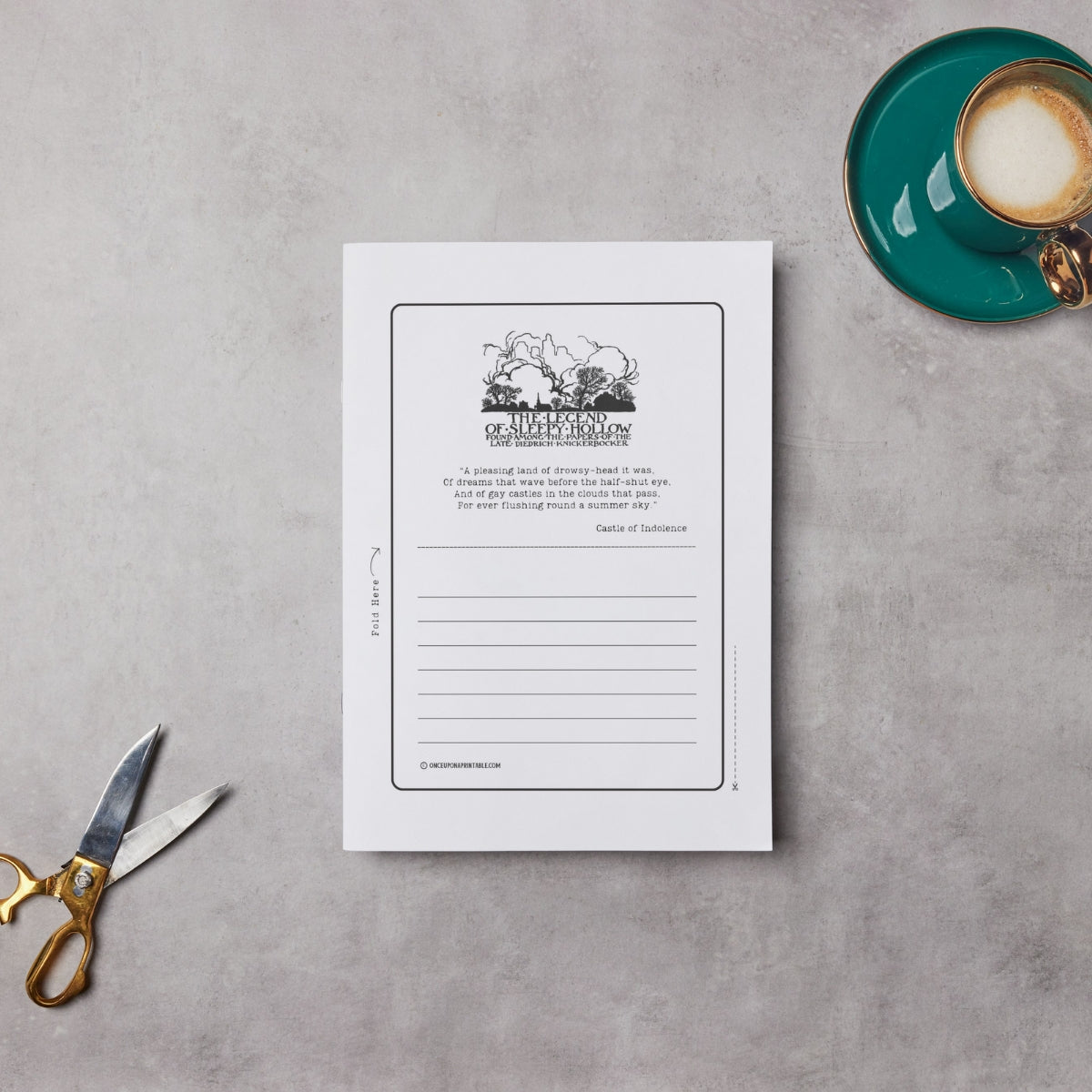 The Legend of Sleepy Hollow Stationary (Collection of 30)