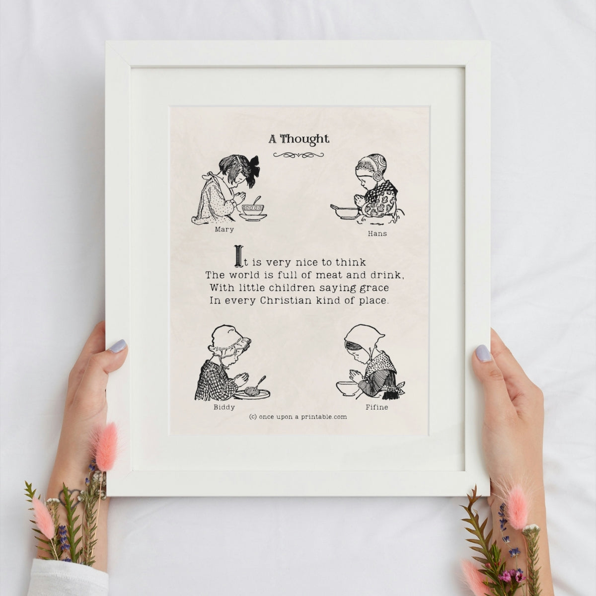 A Child's Garden of Verse Poem Art Print Collection