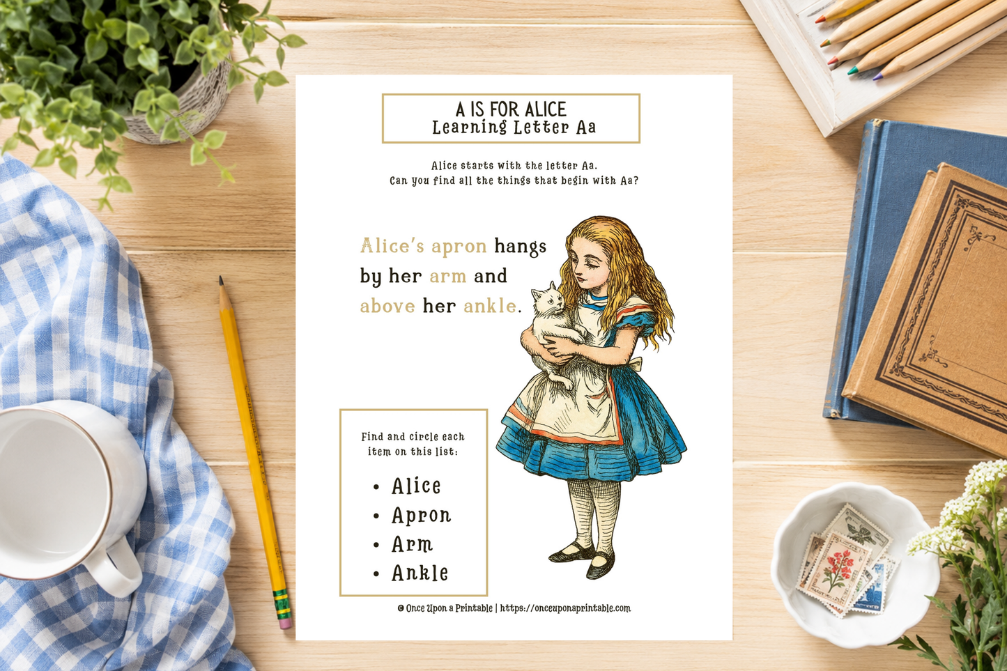 Alice’s Adventures in Wonderland Early Learner’s Storybook Guide | Preschool & Kindergarten