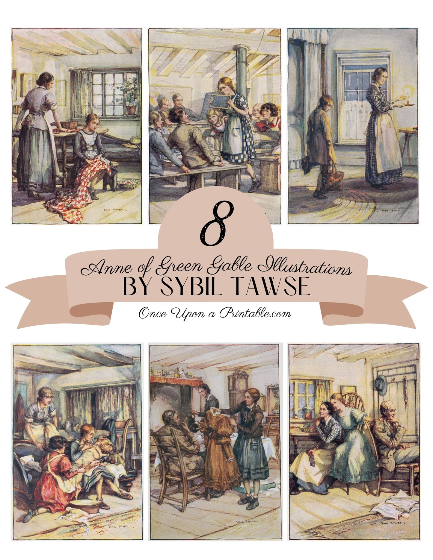 Anne of Green Gables Illustration Collection (Extended Sizes)
