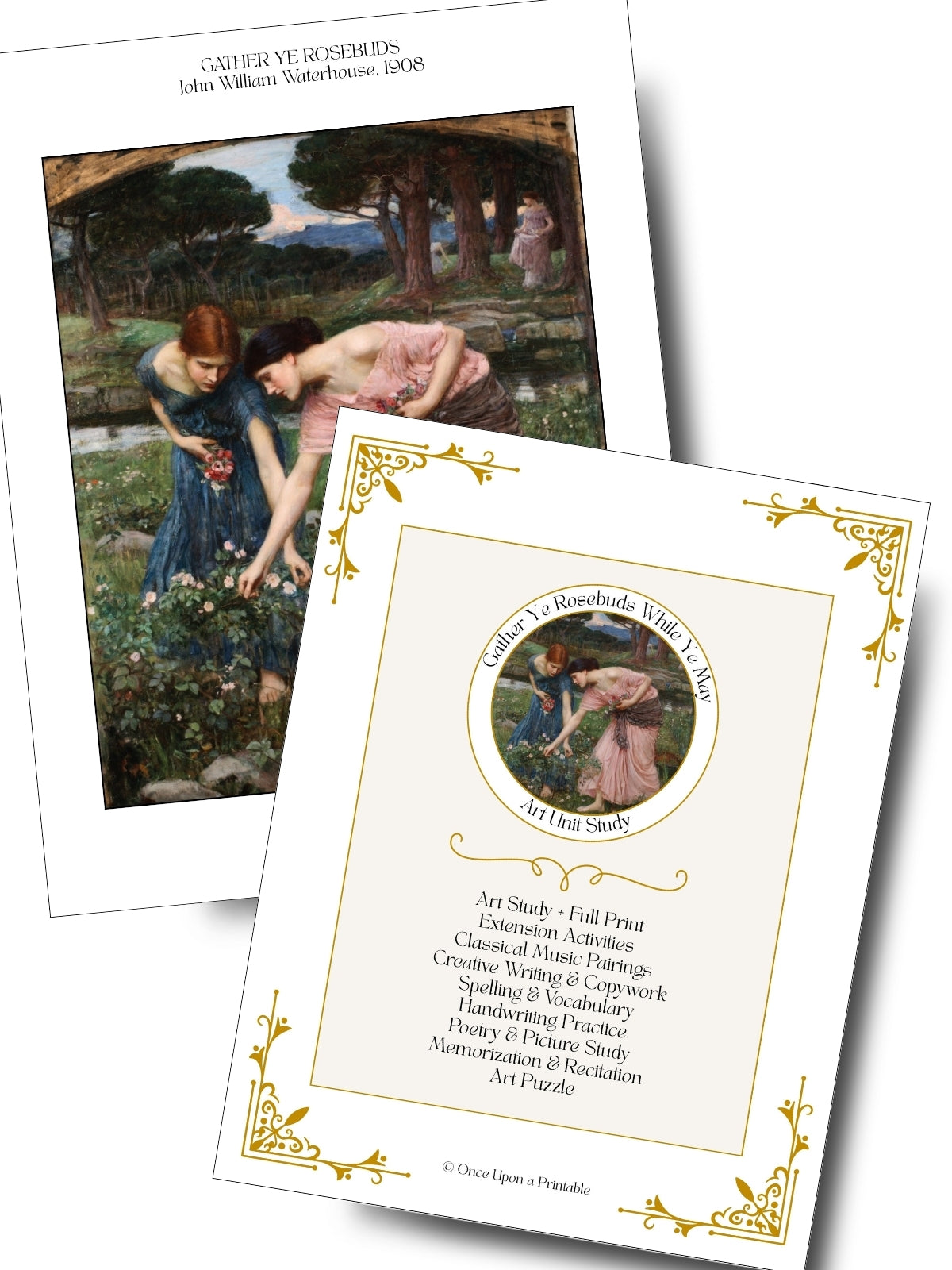 John William Waterhouse Art Unit Study (Full Collection)