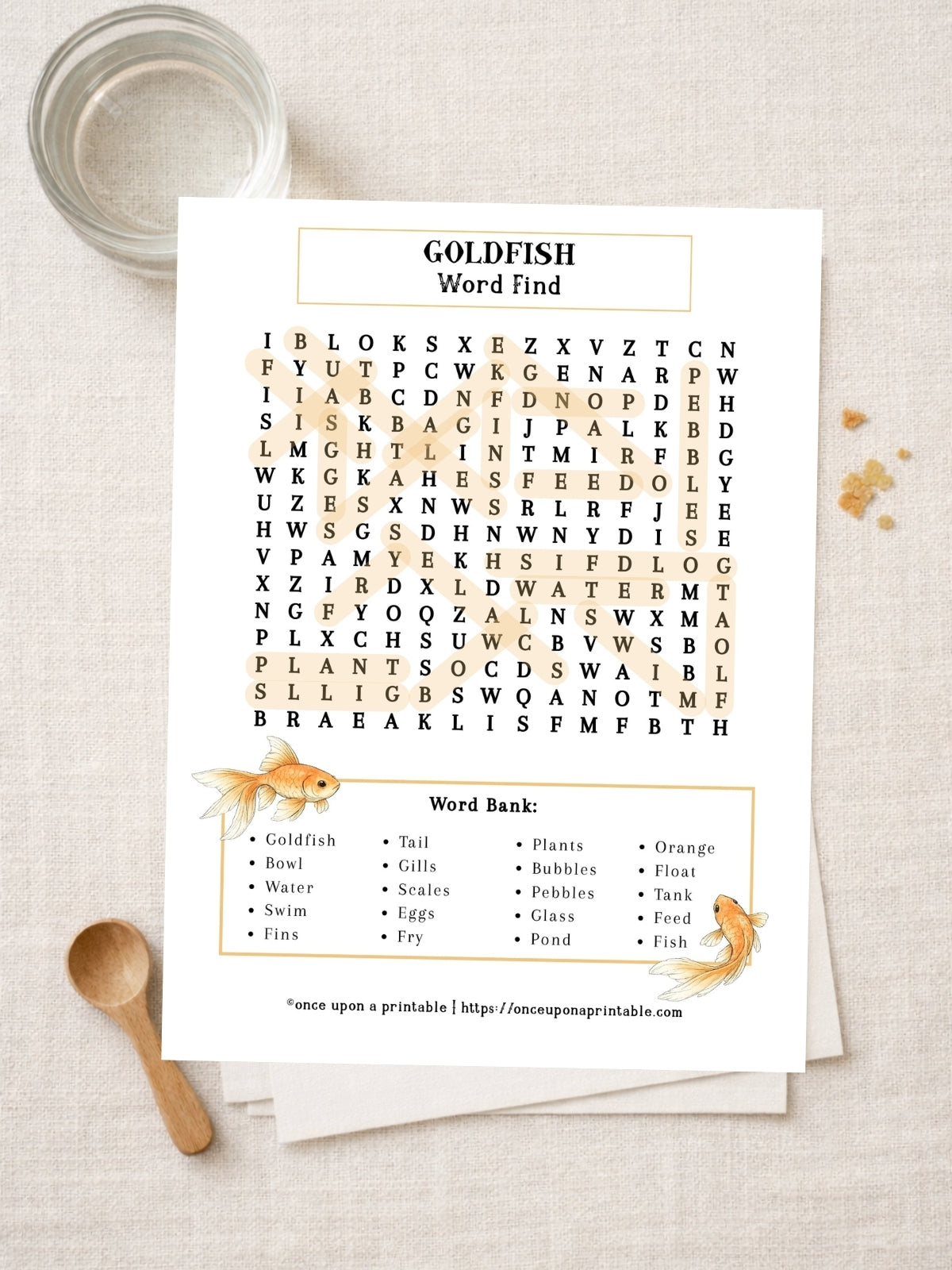 Goldfish Printables (Full Unit Study)