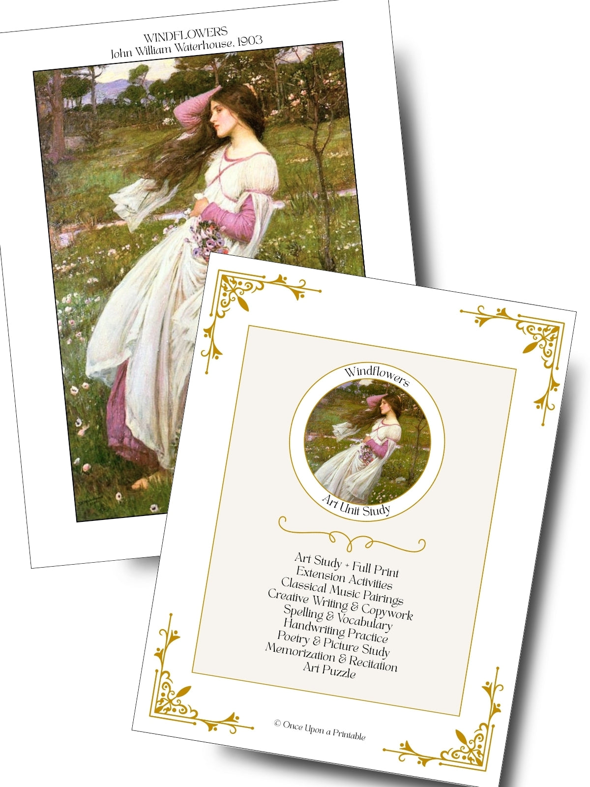 John William Waterhouse Art Unit Study (Full Collection)