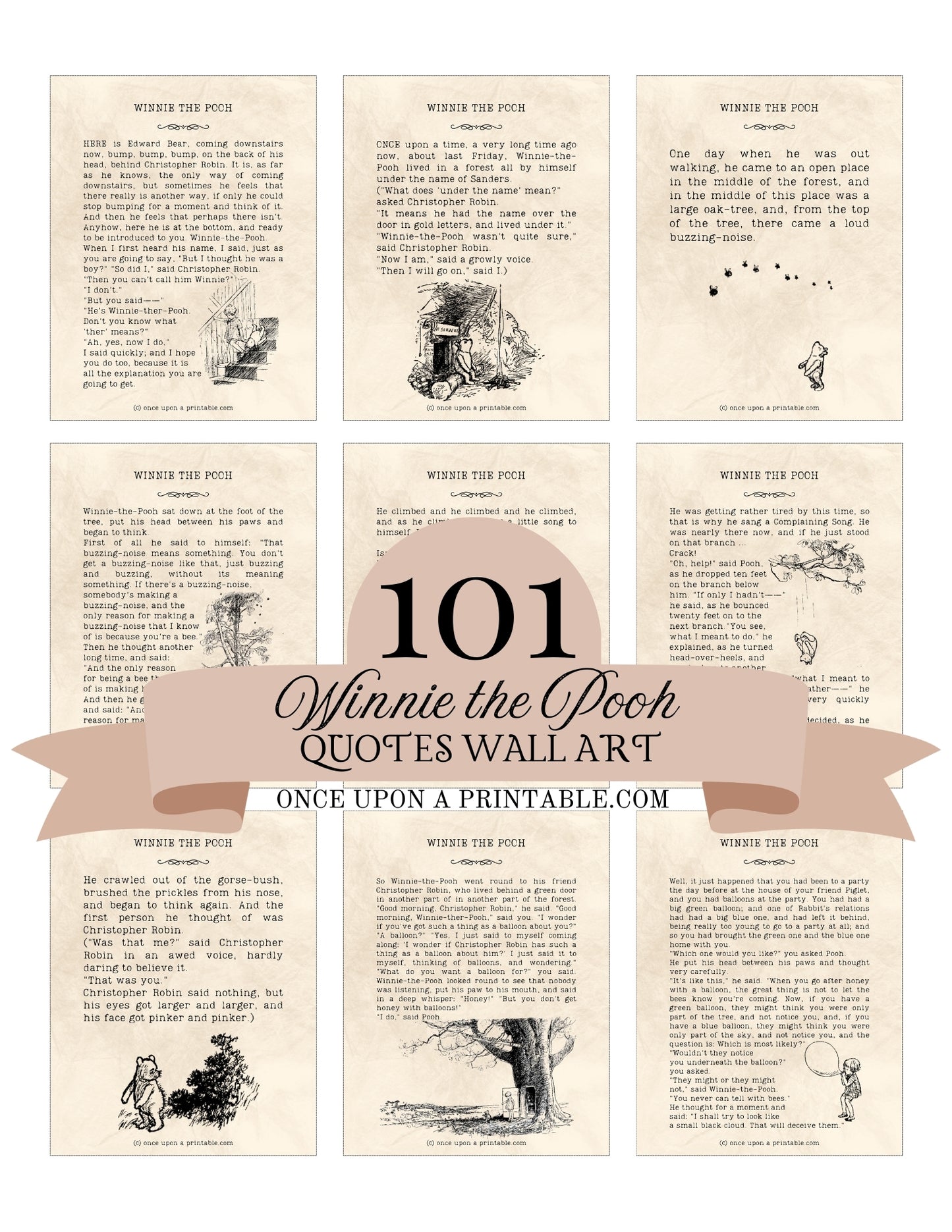 101 Winnie the Pooh Quotes Collection