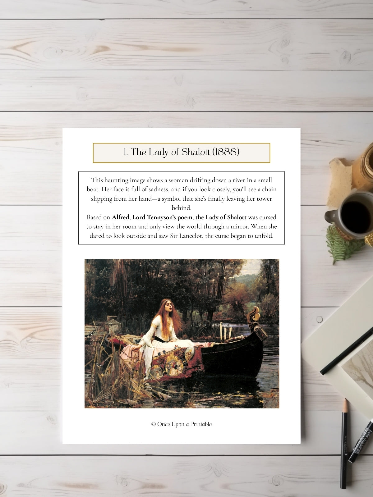 John William Waterhouse Art Unit Study (Full Collection)