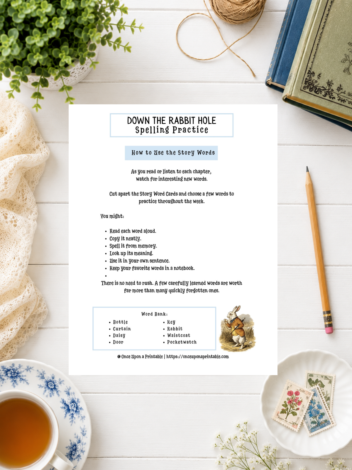 Alice’s Adventures in Wonderland Storybook Guide