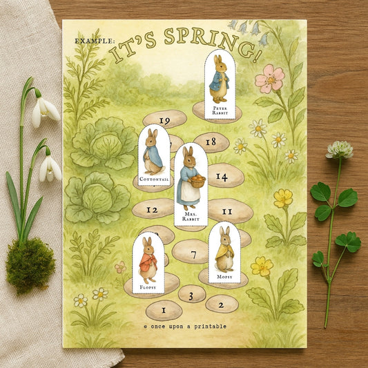 Peter Rabbit Spring Advent Calendar & Activity Pack (80+ Pages)
