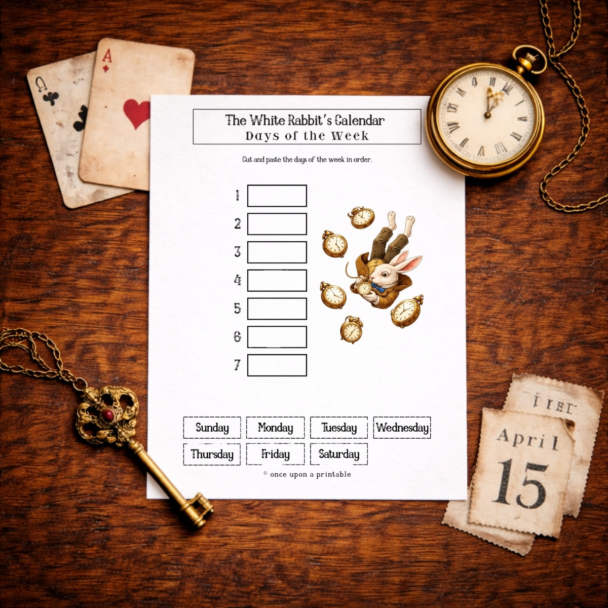 The White Rabbit's New Year's Countdown – Once Upon a Print Shop