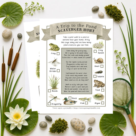 Pond Printables Unit Study