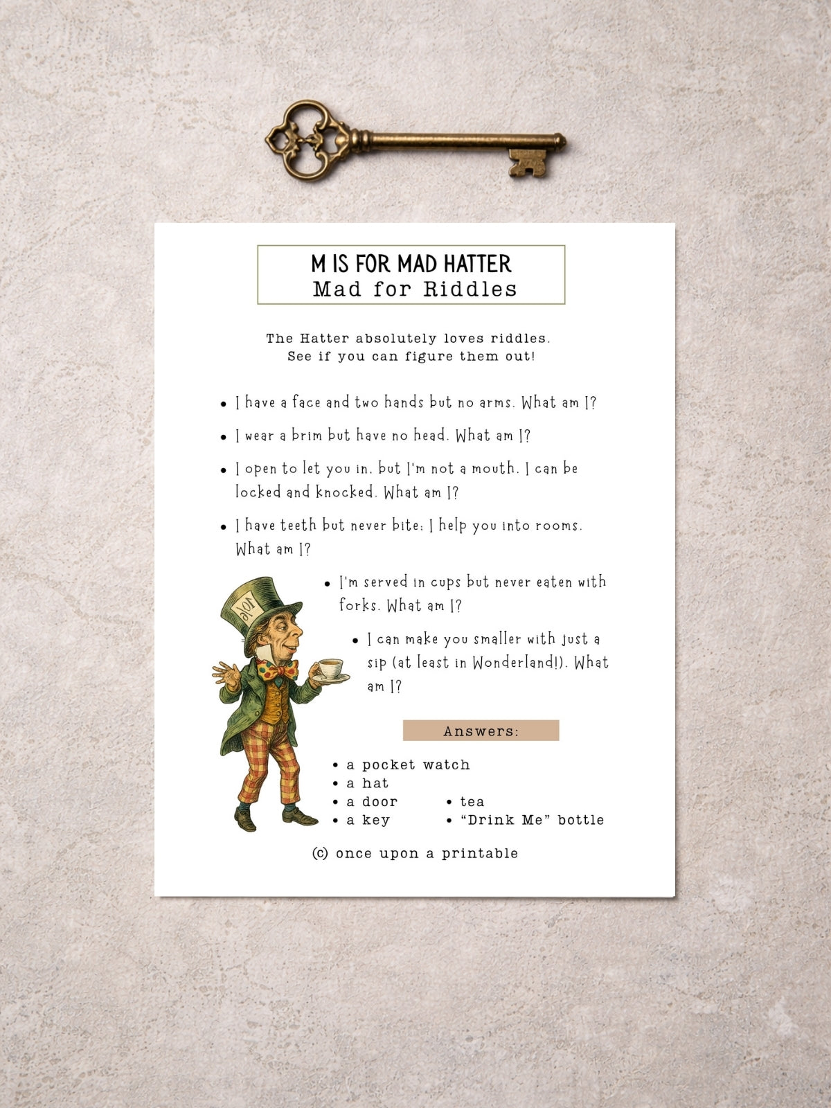 Alice in Wonderland Printable Unit Study (180+ Pages)