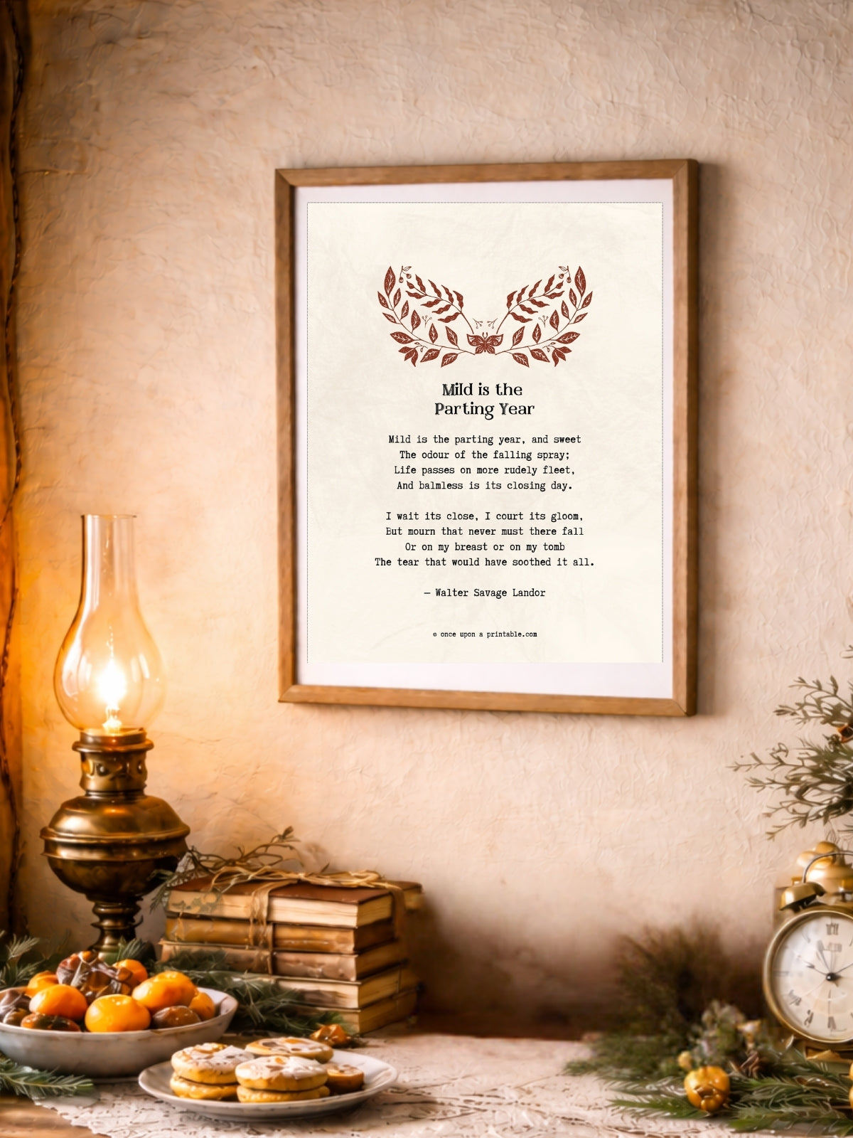 New Year's Eve Poems Wall Art Collection