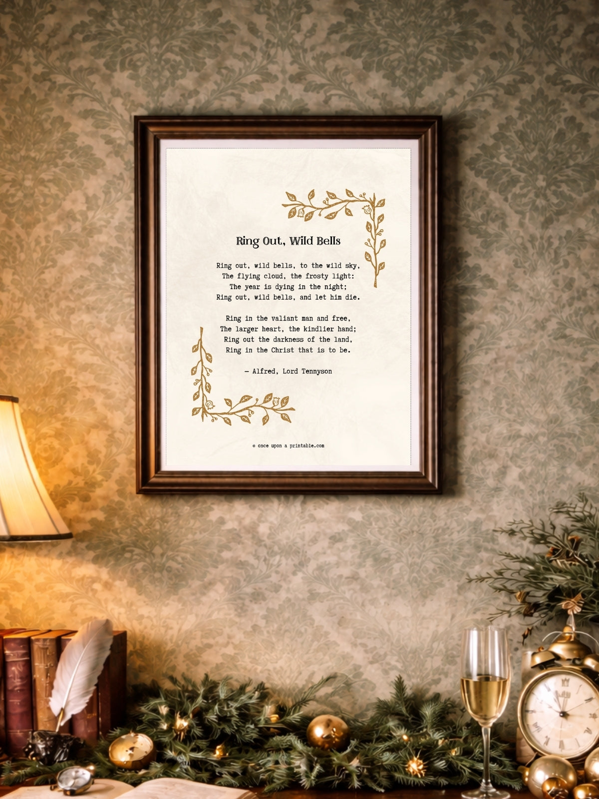 New Year's Eve Poems Wall Art Collection