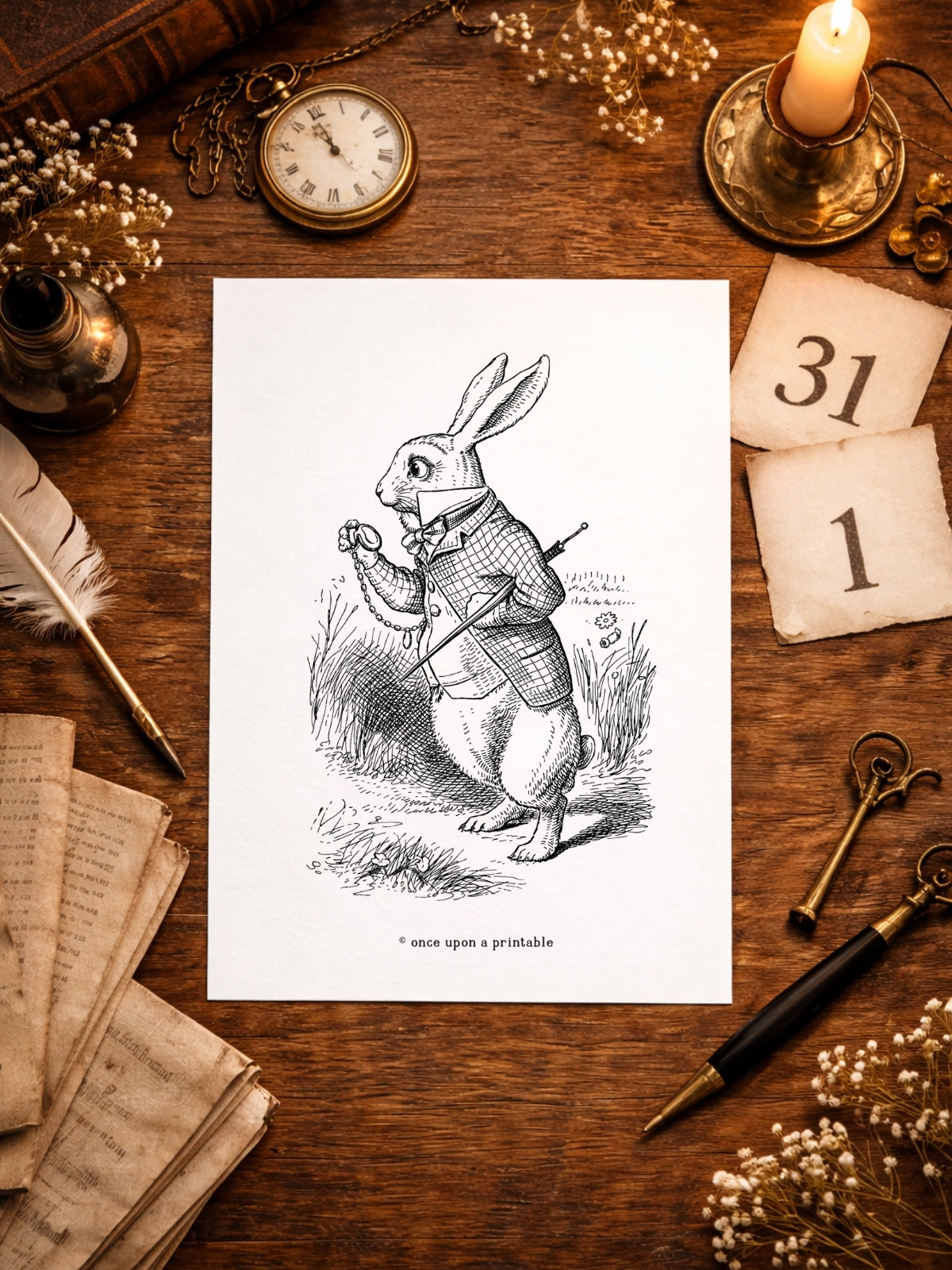 The White Rabbit's New Year's Countdown