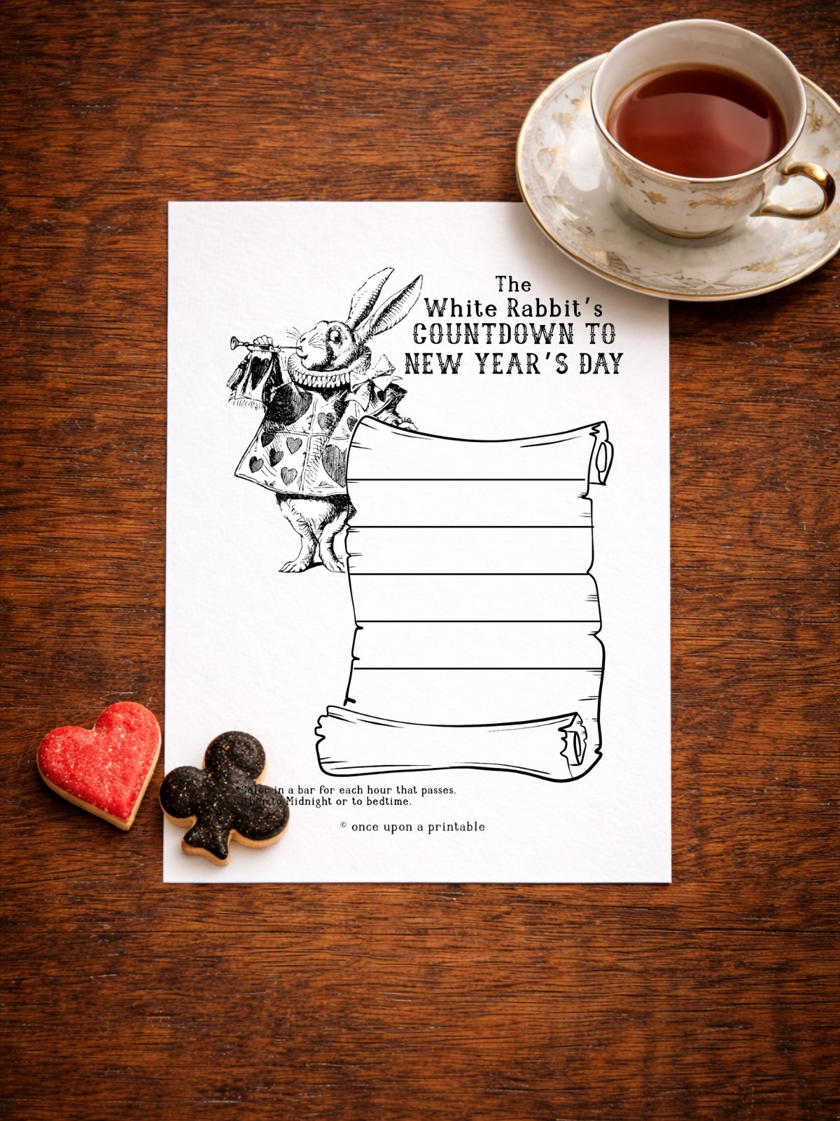 The White Rabbit's New Year's Countdown