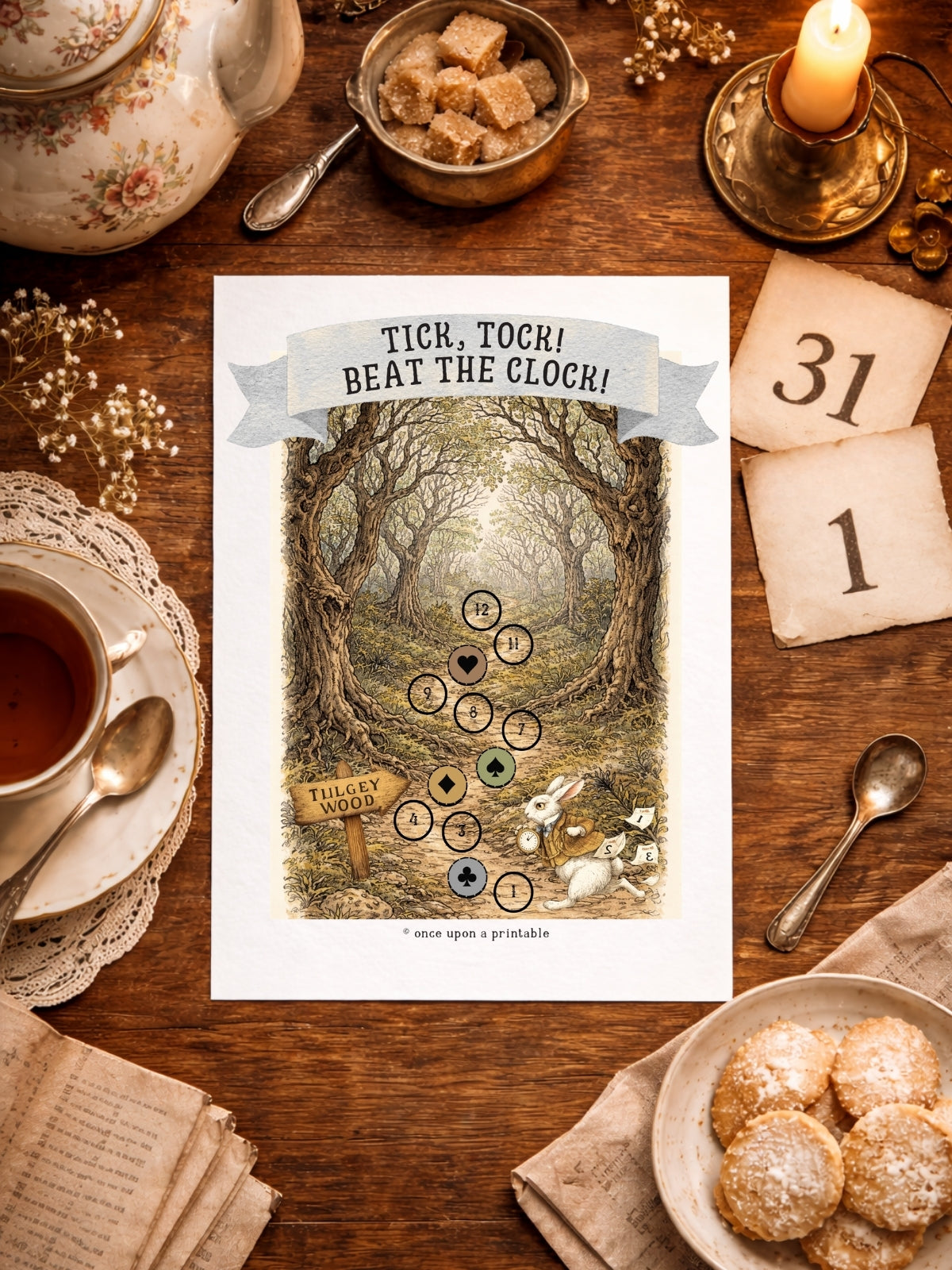 The White Rabbit's New Year's Countdown