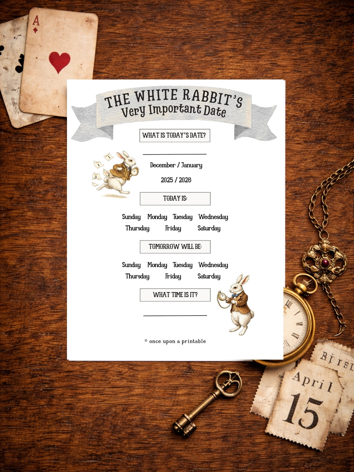 The White Rabbit's New Year's Countdown