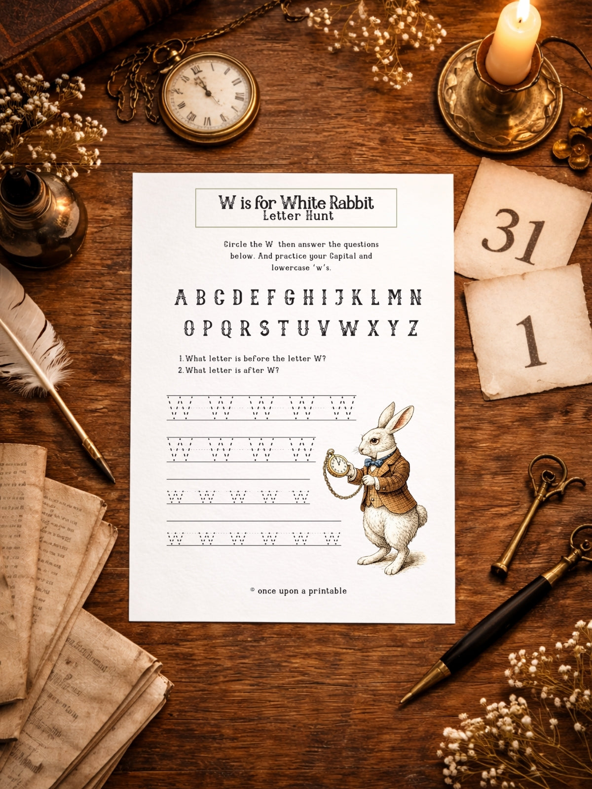 The White Rabbit's New Year's Countdown
