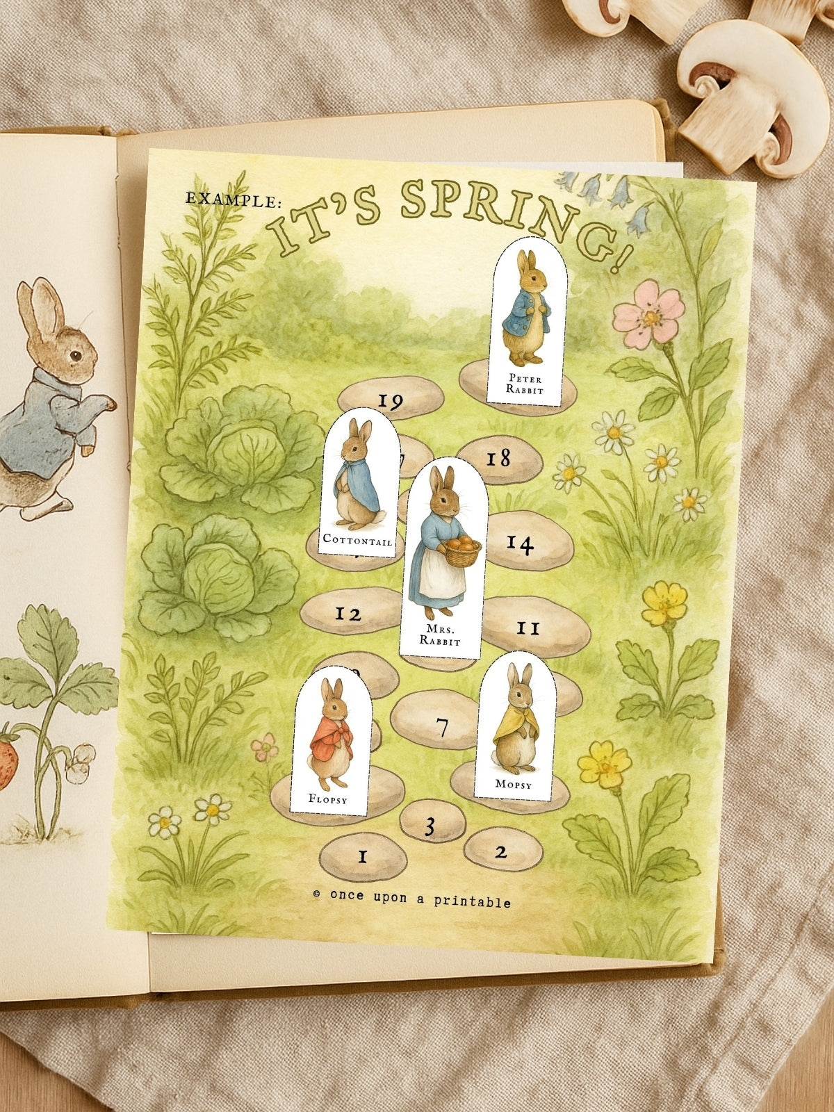 Peter Rabbit Spring Advent Calendar & Activity Pack (80+ Pages)