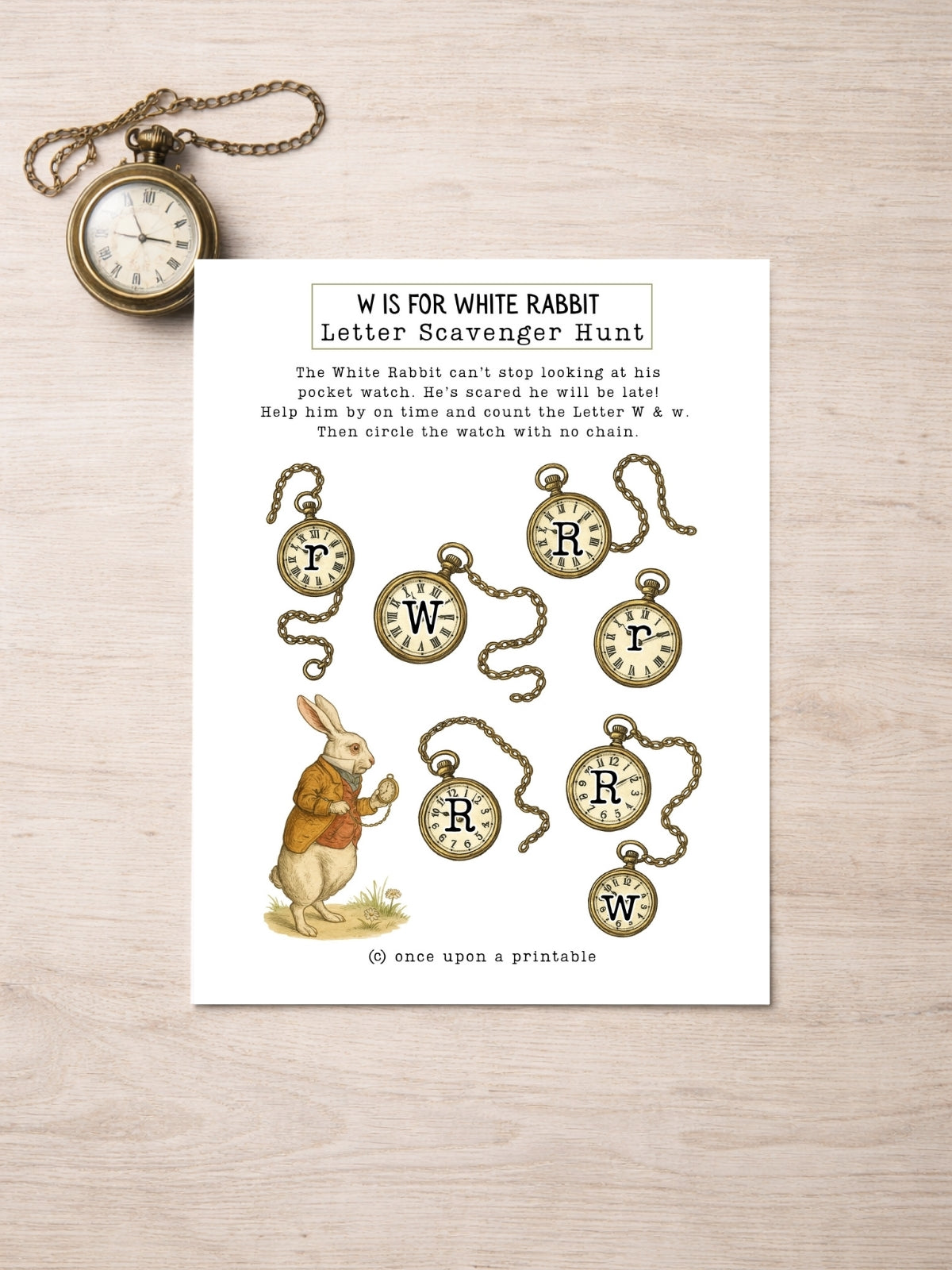 Alice in Wonderland Printable Unit Study (180+ Pages)