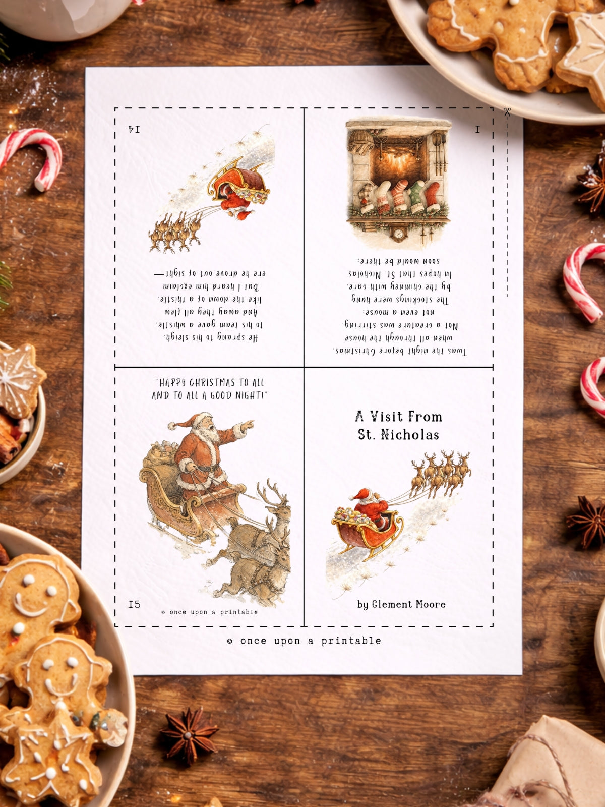 Twas the Night Before Christmas Activity Pack