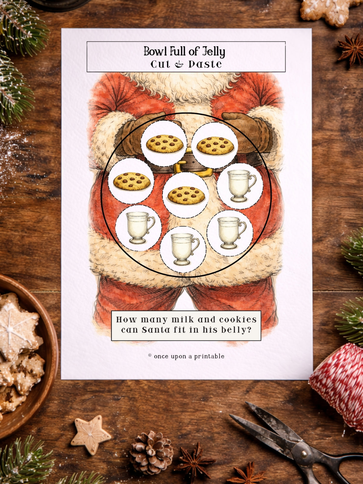 Twas the Night Before Christmas Activity Pack